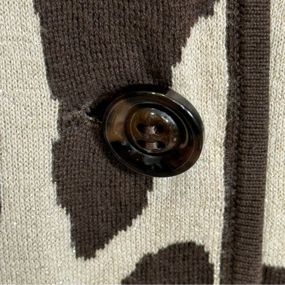 A’ la Carte Long Animal Print Sweater Medium - Picture 4 of 6